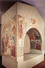 Benozzo Di Lese Di Sandro Gozzoli Famous Paintings - Shrine of the Visitation